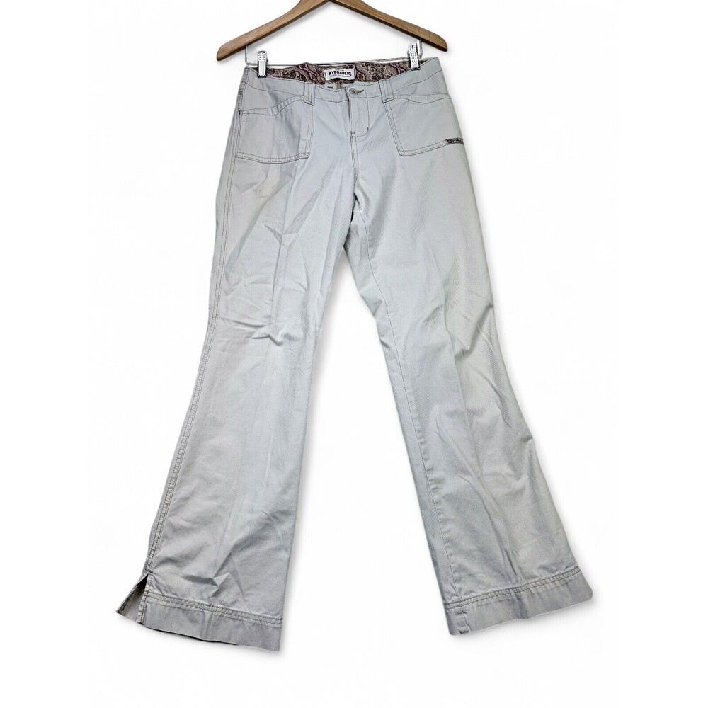 Hydraulic Women's‎ Bootcut Cotton Pants Size 6 Light Khaki